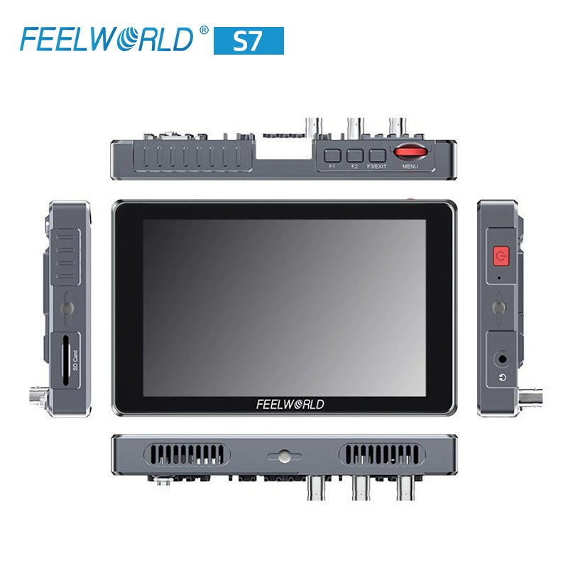 FEELWORLD FEELWORLD S7 7-дюймовый 12G-SDI HDMI2.0 фотомонитор выделенный режиссерский монитор