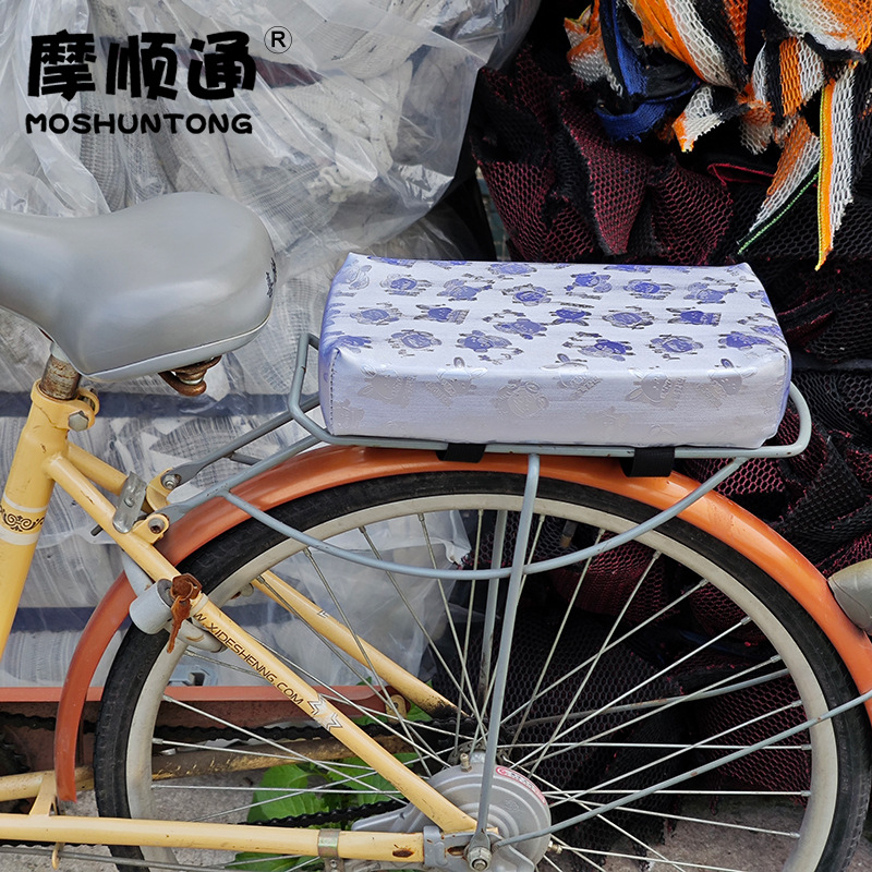 Electric Bicycle Rear Seat Increased Cushion Rear Cushion Electric Bicycle Rear Seat Thickened Sedentary Memory Cushion Sunscreen Mat