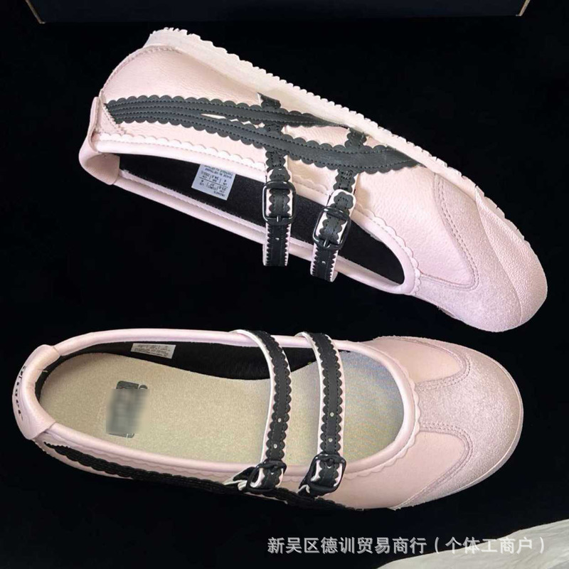 新しい鬼塚虎 TGRS 浅口バレエシューズ莆田メリージェーンシューズファッショナブルで多用途の女性の滑り止めカジュアルシューズ|undefined