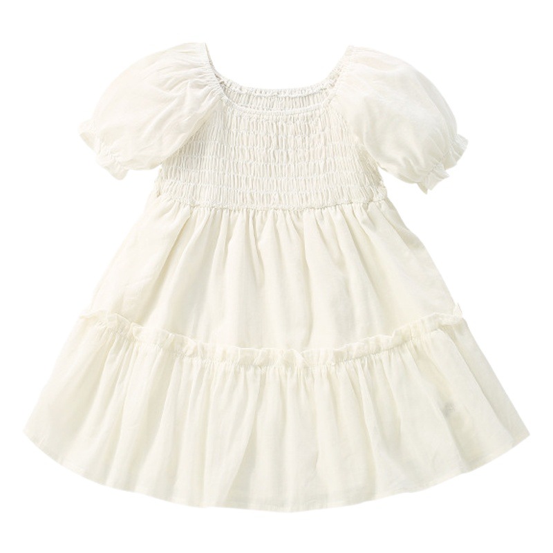 En stock malwee niños princesa vestido de verano nuevo europeo y americano estilo occidental niña manga corta la falda