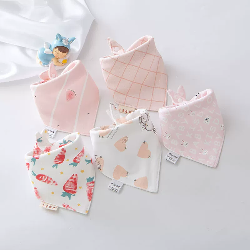 Рот-полотенце треугольное полотенце детское хлопковое нагрудное нагрудное молоко для новорожденных