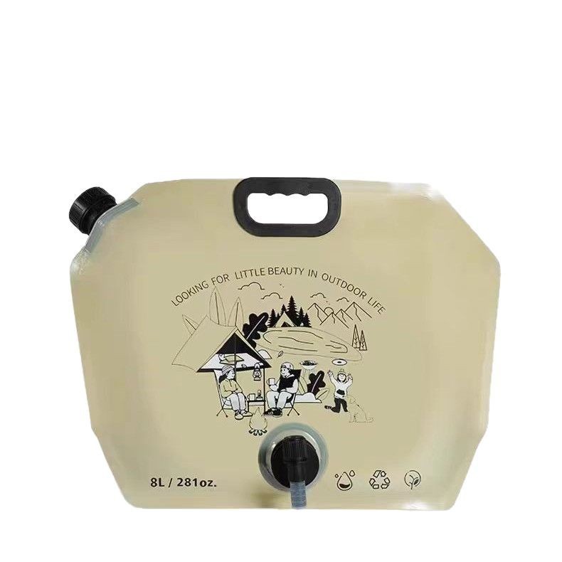 アウトドアポータブル折りたたみウォーターバッグ登山旅行キャンプ用プラスチックソフト貯水バッグバケツ大容量貯水バッグ|undefined