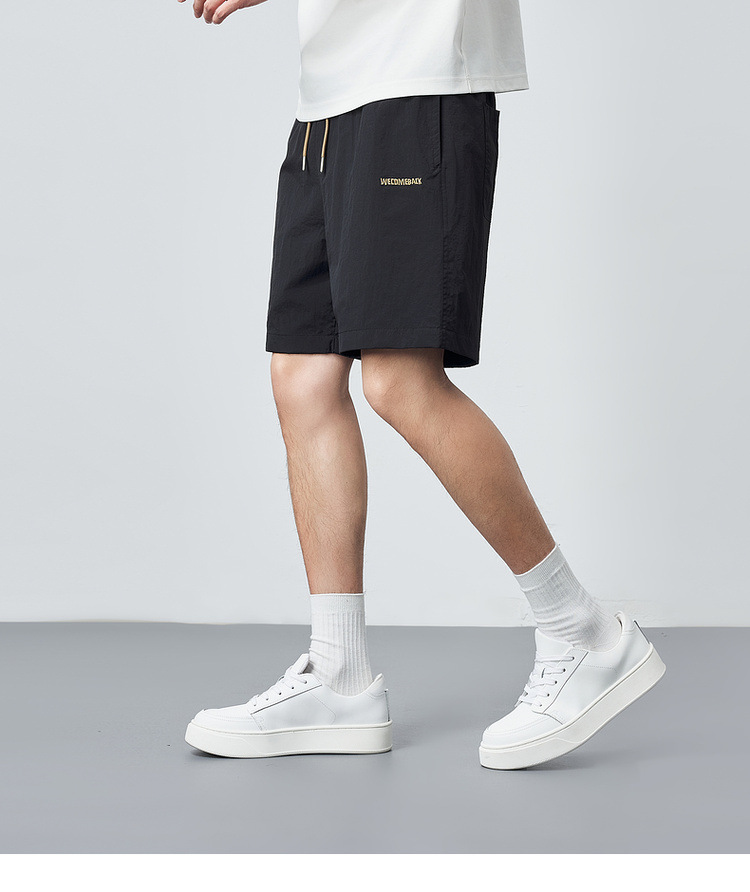 Fluorescent Color Embroidered Shorts 9