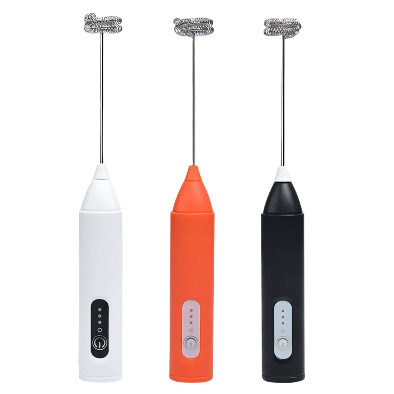 Wireless Handheld Milk Frother, Type-C Rechargeable Electric Milk Foamer, Lightweight 140g, 15 cm
