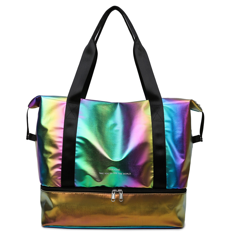 Bolsa de viaje al por mayor bolsa de fitness deportiva de separación húmeda y seca bolsa de equipaje portátil de viaje bolsa de viaje multifuncional de gran capacidad