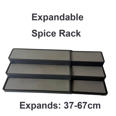 2022 New products three layers Spice Rack Left and right stretching PP Storage Spice rack Home Furnishing Supplies kitchen Storage rack