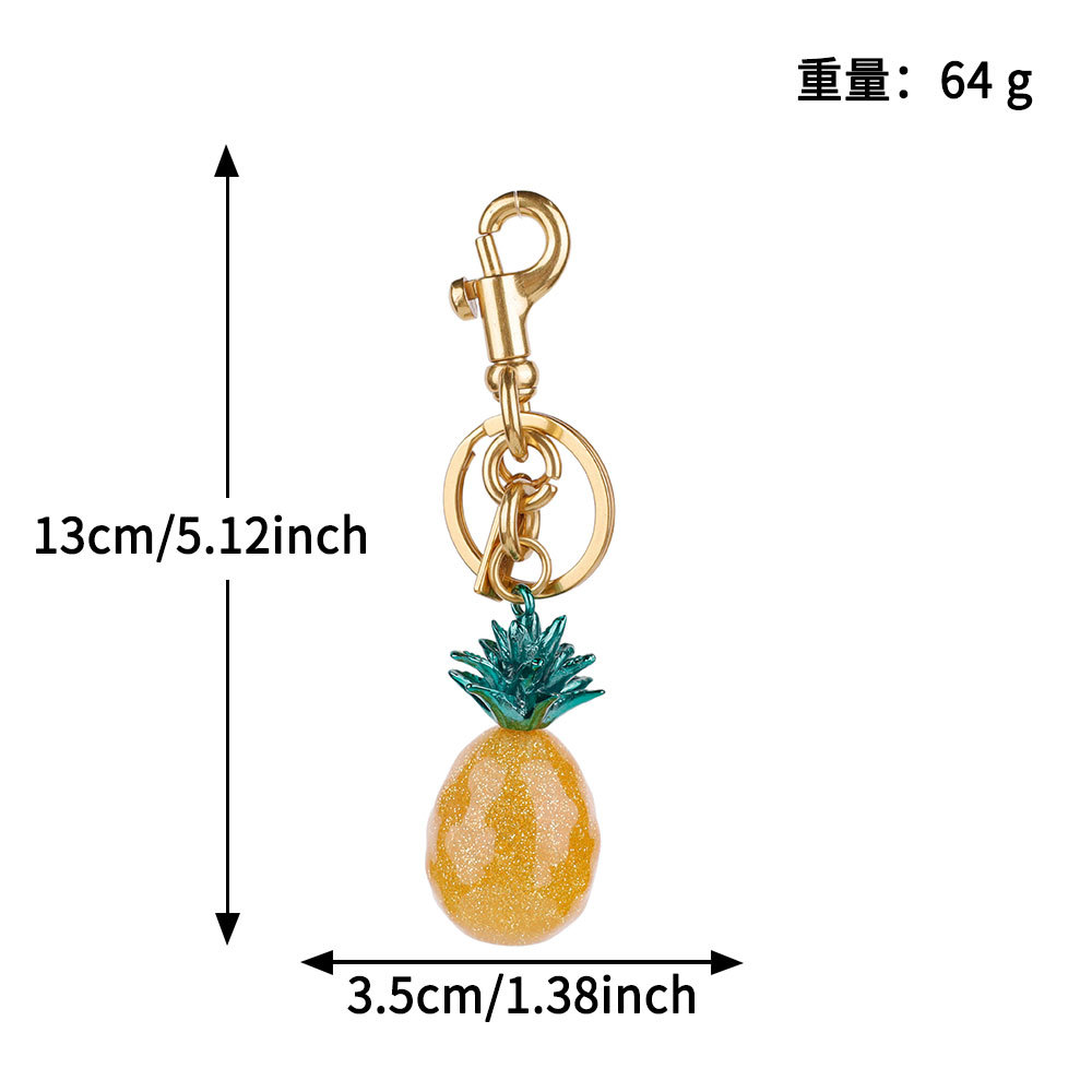 Transfronterizos directamente para bolsas de cereza colgantes de moda llaveras de automóviles llaveras de Amazon llaveras de metal accesorios de bolsas al por mayor