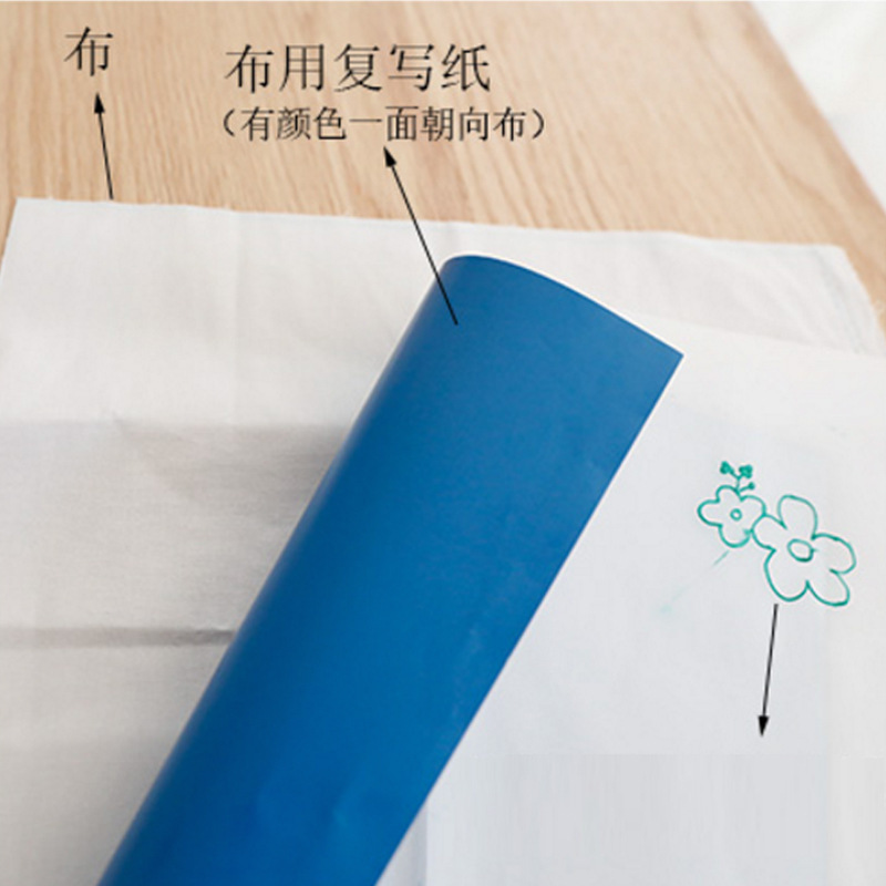 Papel de copia para bordado de papel de tela soluble en agua herramientas de bordado hecho a mano suministros DIY herramientas de papel de transferencia de tela