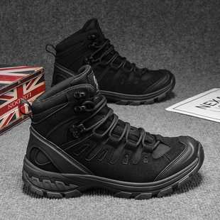 Breathable Desert Boots, Outdoor Waterproof Hiking Shoes, Ultra-Light Combat Shoes, Men's Hiking Shoes, Sports Shoes