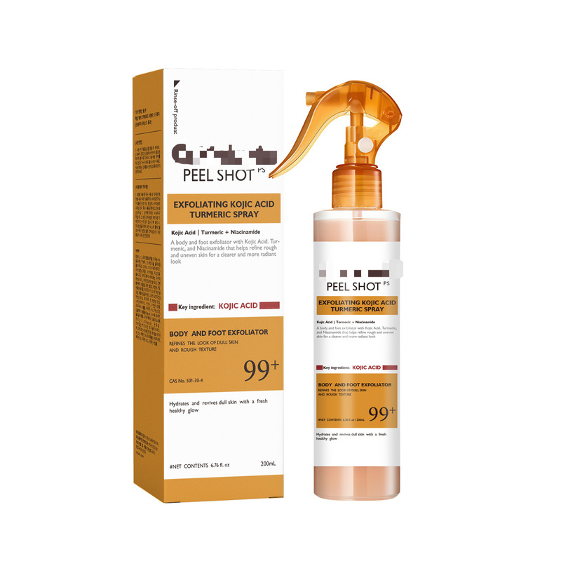 跨境亚马逊爆款Dr.Peel Shot Turmeric Spray曲酸姜黄去角质喷雾|undefined
