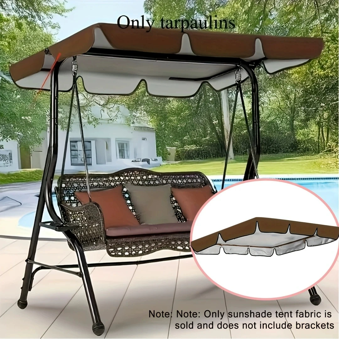 Amazon трансграничные качели крышка солнцезащитный козырек наружные качели укрываемые сменные водонепроницаемые террасы качели