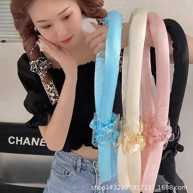 Ленивая палочка для завивки волос пена губка ролик спальная тарелка завивка волос Парикмахерская Плойка для волос волна палочка для завивки волос без тепла