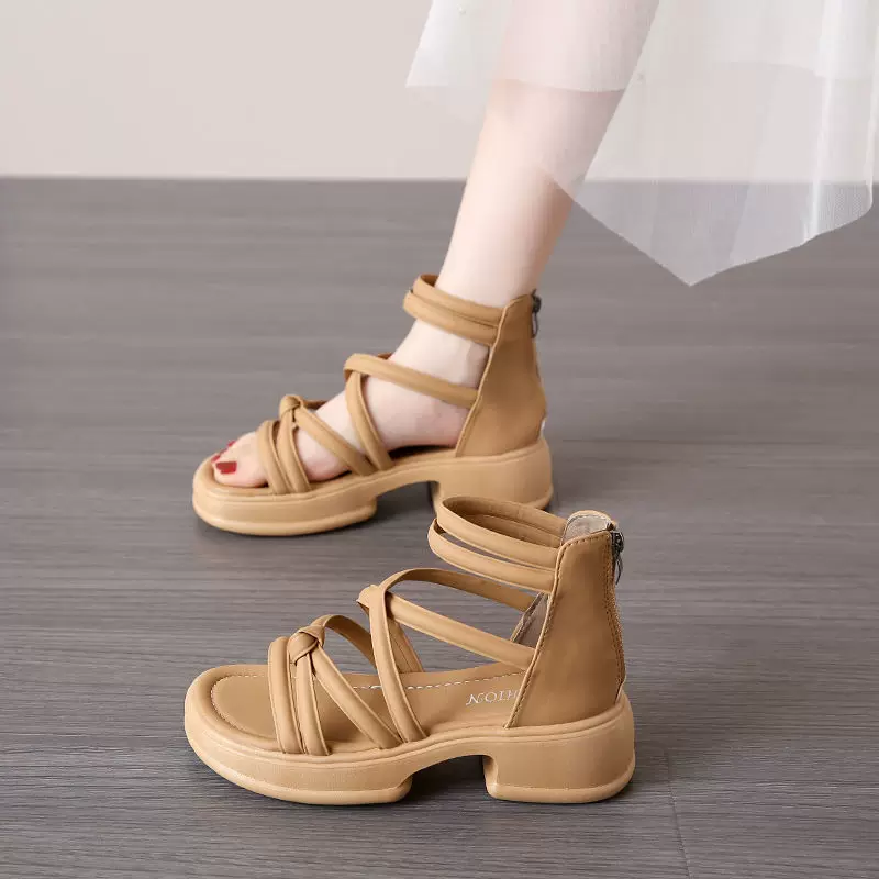 Женские летние сандалии, нескользящие пляжные сандалии, платформа, размеры 35–40
