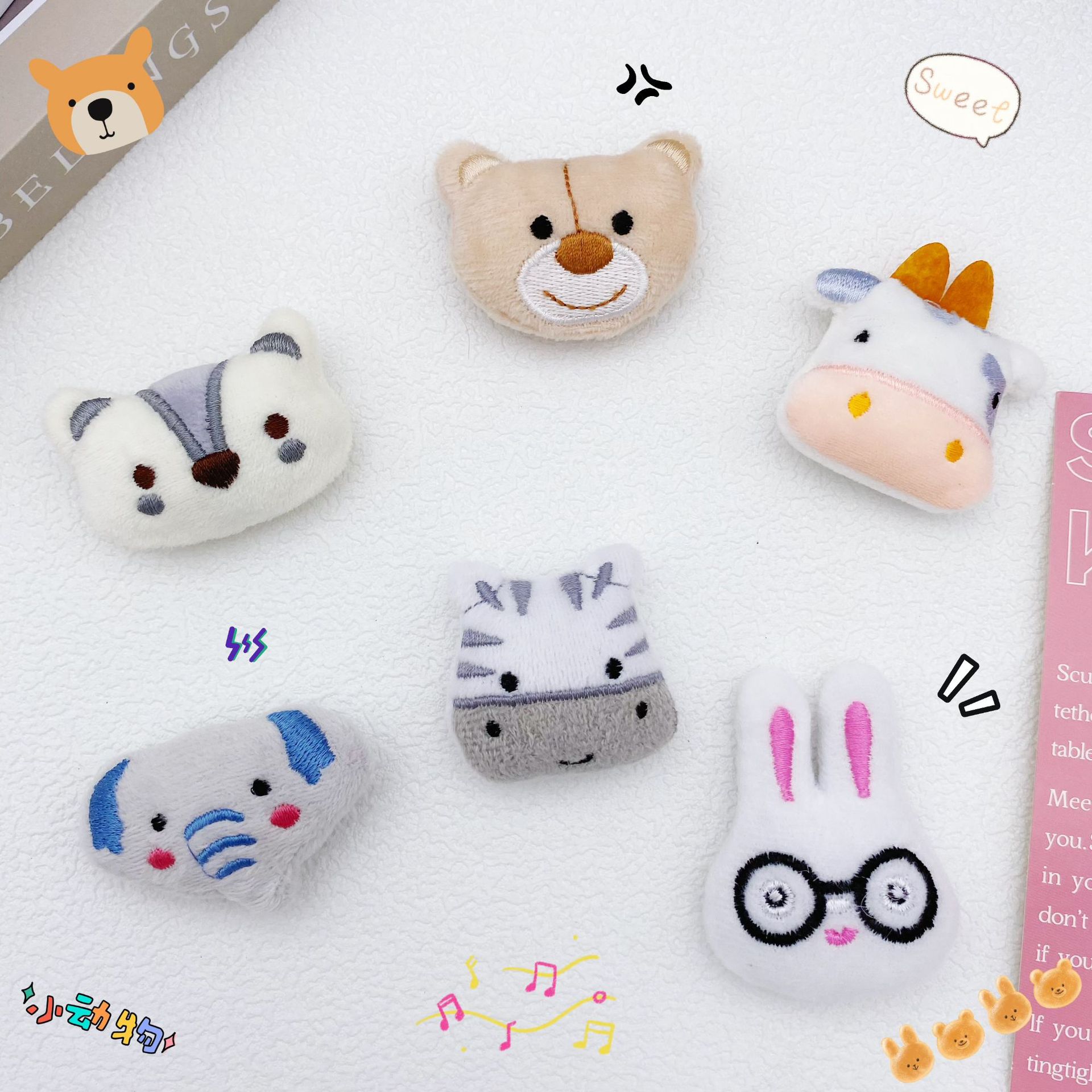 Creative cartoon plush cute rabbit