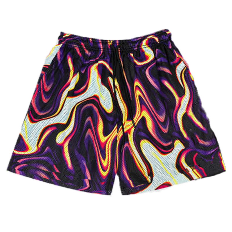 Men's Trendy Sports Pants, Fitness Loose Casual Shorts, High Street Running, Basketball, Outdoor Fashion, Quick-Drying Short Sleeves