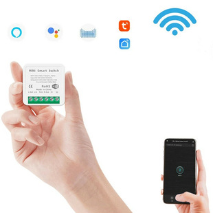 Mini Wi -Fi Graffiti Smart Switch Tuya Alexa Google10a 16a