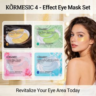 KORMESIC Maska Mata Pelembap Aloe Vera dan MawarƬ�b��Ĥ���l