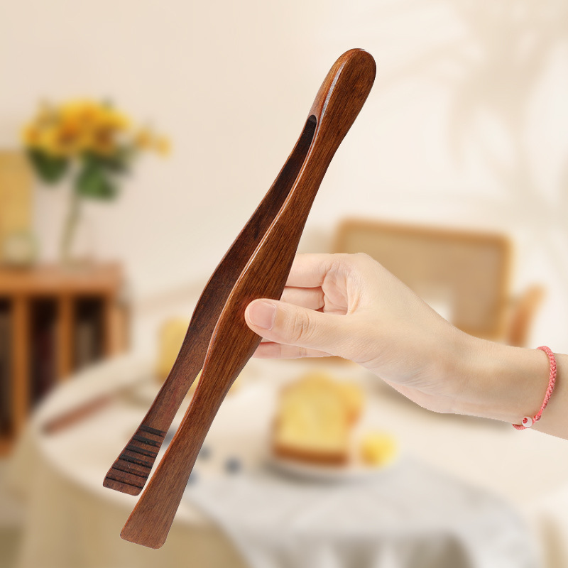 Nanmu Bread Clips Restaurant Wooden Food Clips Hotel Buffet Barbecue Clips Home Baking Cake Clips Pastries