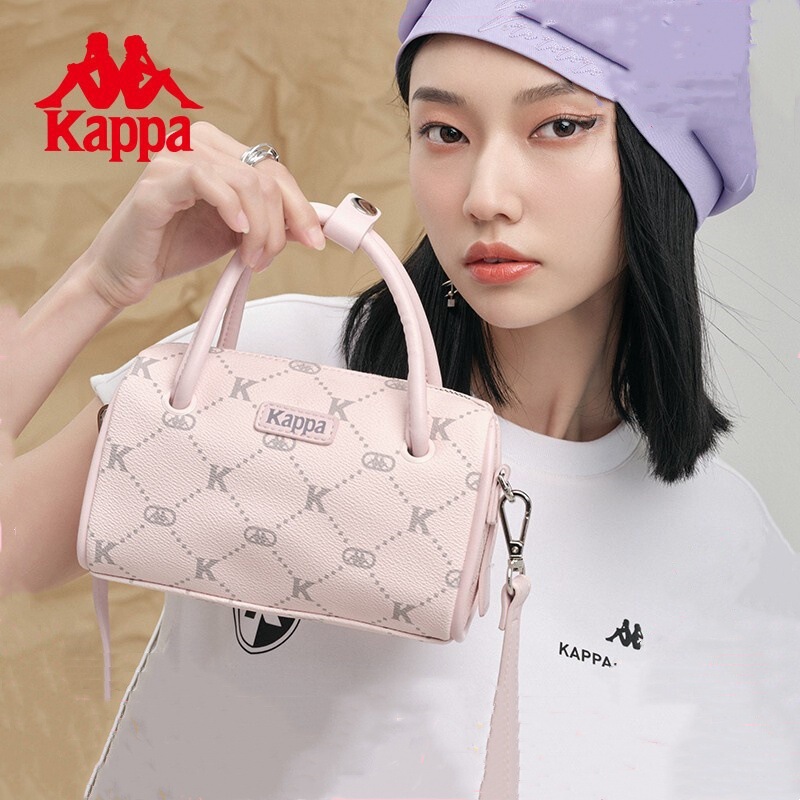 Kappa genuine goods New Ladies Mini Hand Shoulder Bag Fashionable Old Flower Boston Barrel Crossbody Bag Kappa genuine goods New Ladies Mini Hand Shoulder Bag Fashionable Old Flower Boston Barrel Crossbody Bag