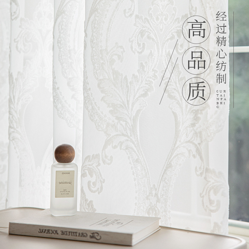 Cortina de gasa retro francesa