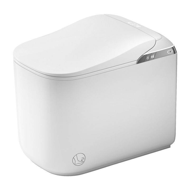 inodoro inteligente de pequeña casa inducción de capacitancia ensanchada asiento inodoro automático sin labio inodoro inteligente de Chaozhou