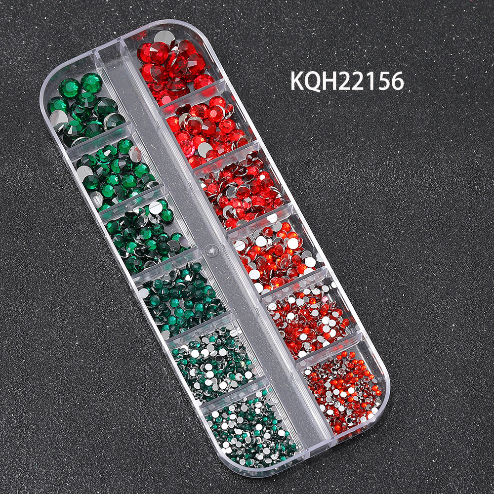 Joyas de uñas calientes transfronterizas ins12 rejilla amor estrella resina vidrio de forma especial diamante etiqueta de uñas diamante nail