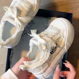 【1.6万人收藏】可爱大头厚底帆布板鞋女夏季学生小众百搭运动休