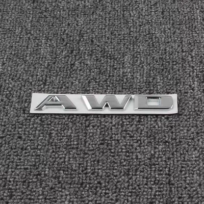Car logo XT5 models; silver rear - standard-awd-bright-silver