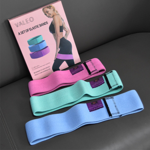 valeo elastic band fitness resistance band strength training women's hip training buttocks squat hip yoga beautiful buttocks elasticity