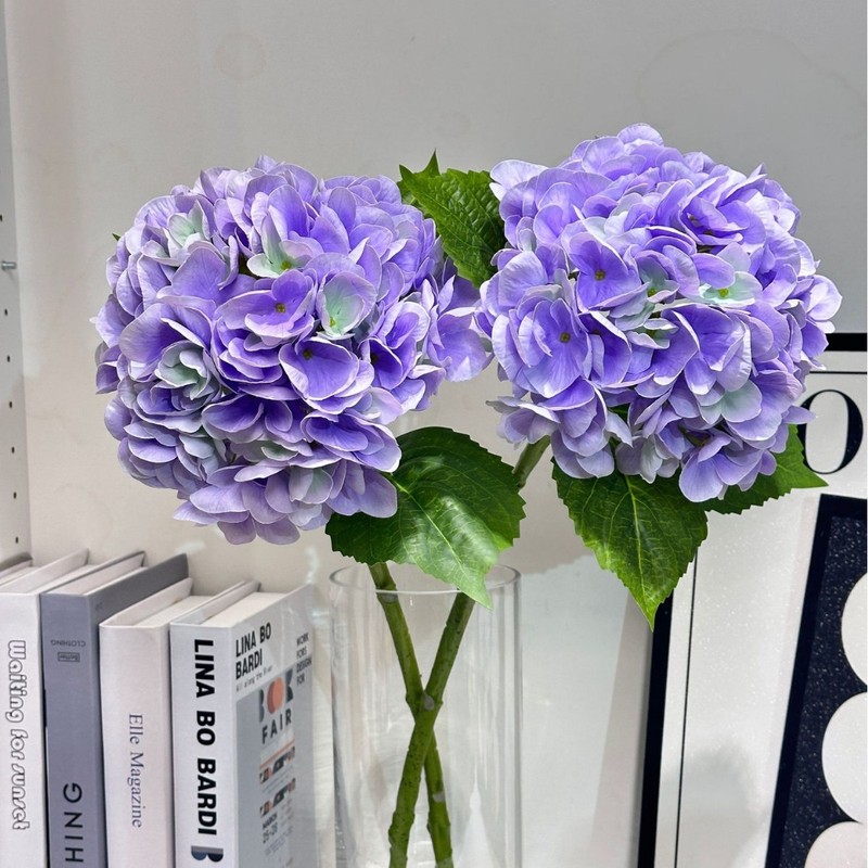 手感保湿海亚大支绣球仿真花绢花假花客厅摆件婚礼婚庆家居软装|undefined