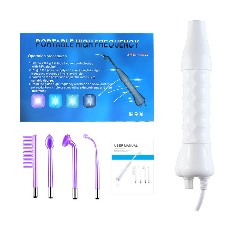 Instrumento transfronterizo de electroterapia de alta frecuencia instrumento de ozono anti-Acné instrumento de belleza peine de ozono de alta frecuencia suministro directo de fábrica de electroterapia palo
