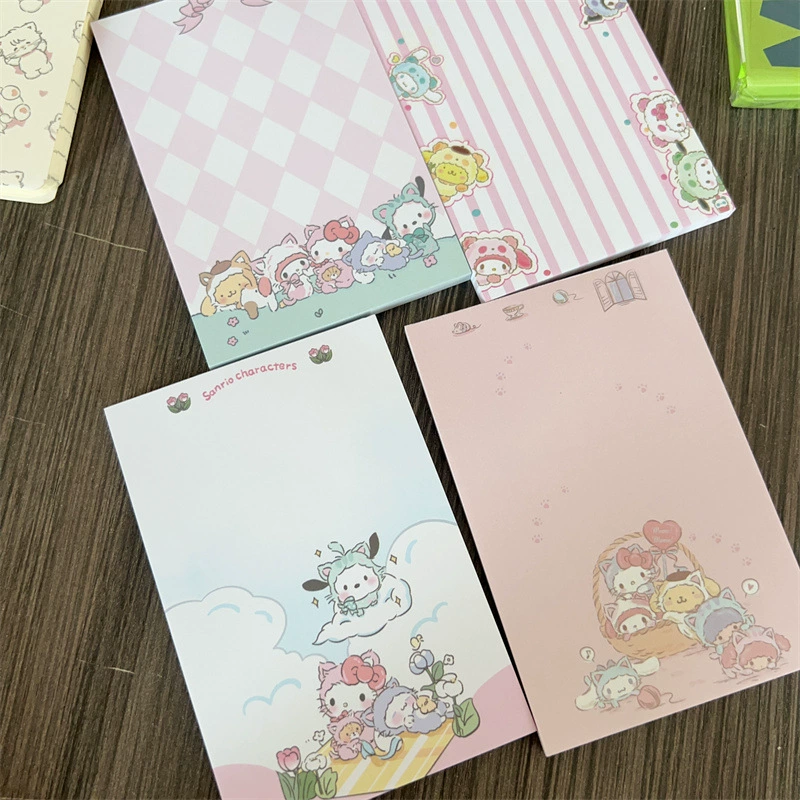 Sanrio значки этой мультяшной высокой выразительностиtear бумагу вдохновение девушка сердце без лица школьник маленькая книжка