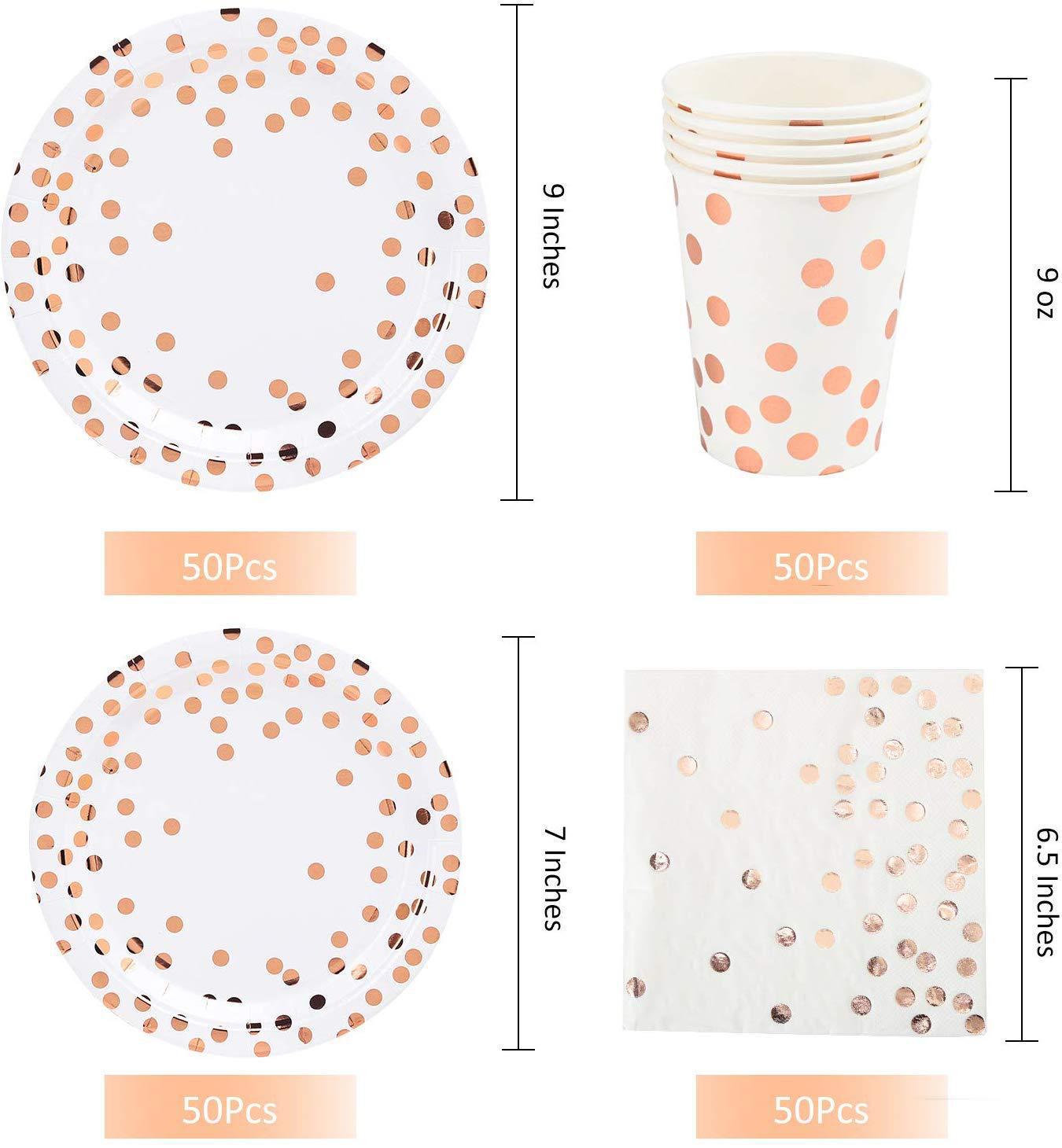 Birthday Round Dots Paper Party Tableware 1 Set display picture 6