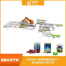 豆罐头生产线尼为机械自动化马口铁食品罐头设备 豆罐头加工设备
