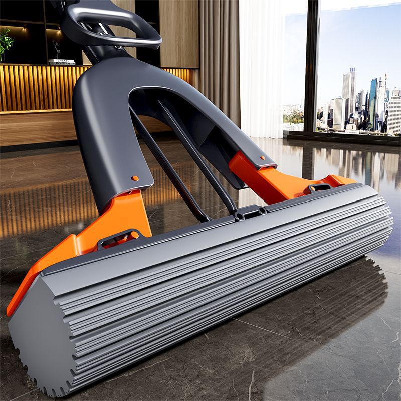 New Hand-Washable Squeeze Mop, Collodion Absorbent Mop, One-Mop Clean Household Steam Mop for Lazy People, Others