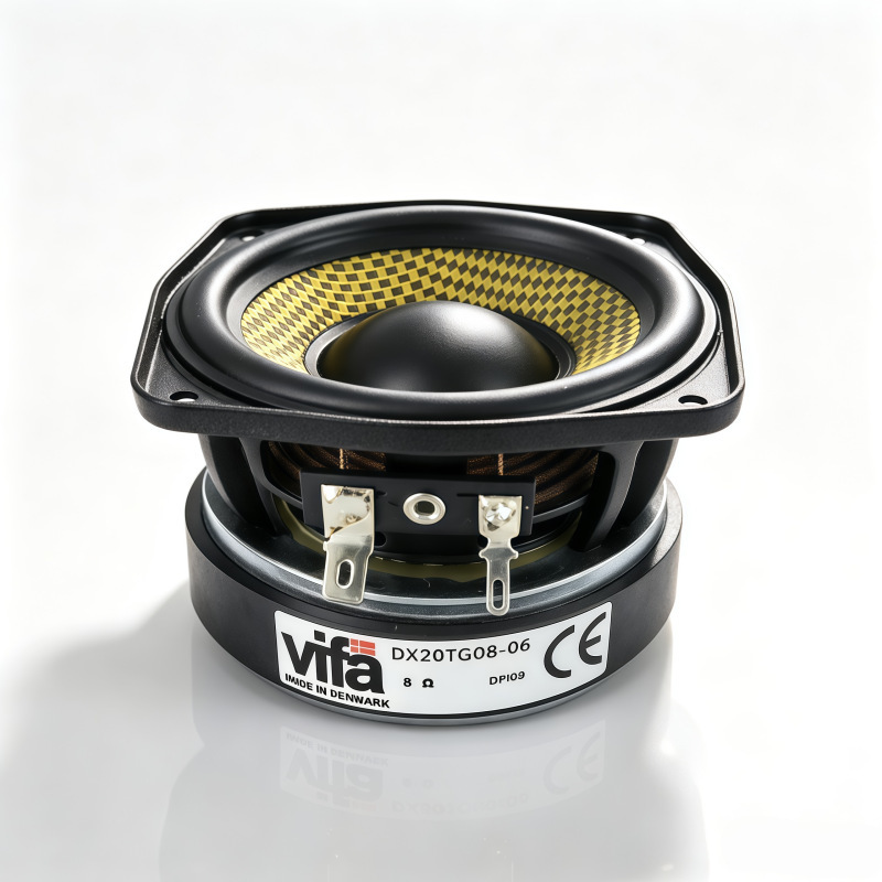 Suitable for Danish Vifa 3inch 4inch black and yellow fiberglass speaker 8 ohms, for repair, replacement, and personalized DIY Suitable for Danish Vifa 3inch 4inch black and yellow fiberglass speaker 8 ohms, for repair, replacement, and personalized DIY