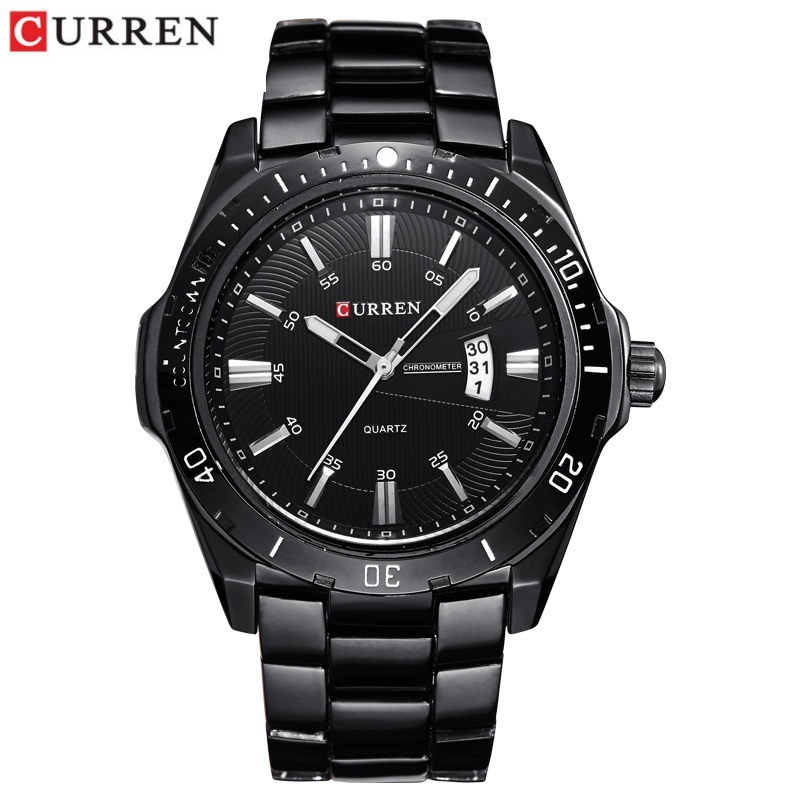 CURREN / CARRIEN 8110 Calendario impermeable para hombres Personalidad de moda relojes de cuarzo relojes de hombre Guangdong
