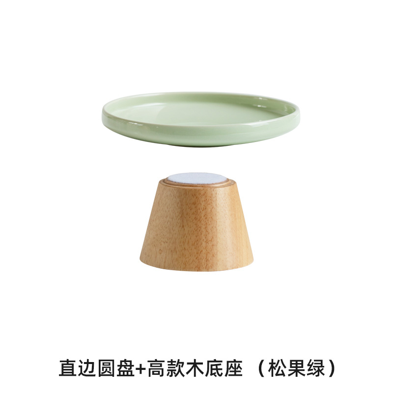 Plato de fruta de cerámica sala de estar mesa de café postre semillas de melón merienda disco tazón de fruta de alta calidad plato de caramelo Placa de visualización recepción