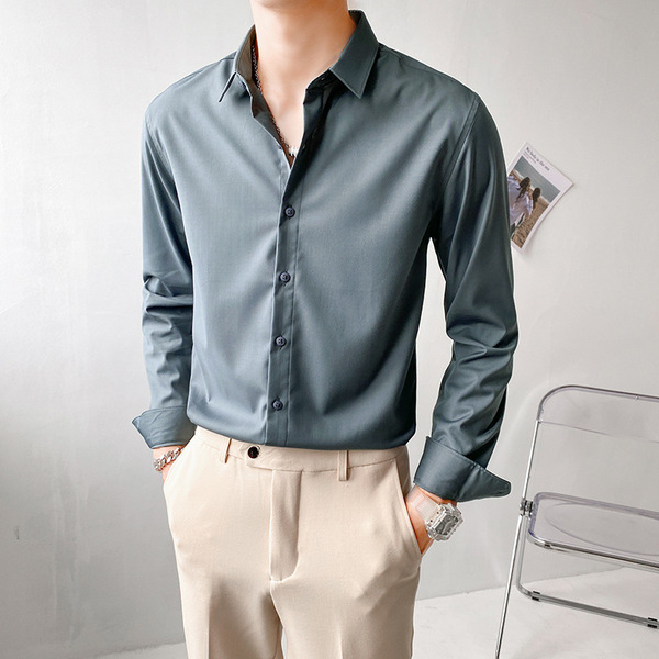 Demi-season brand professional shirt for leisure