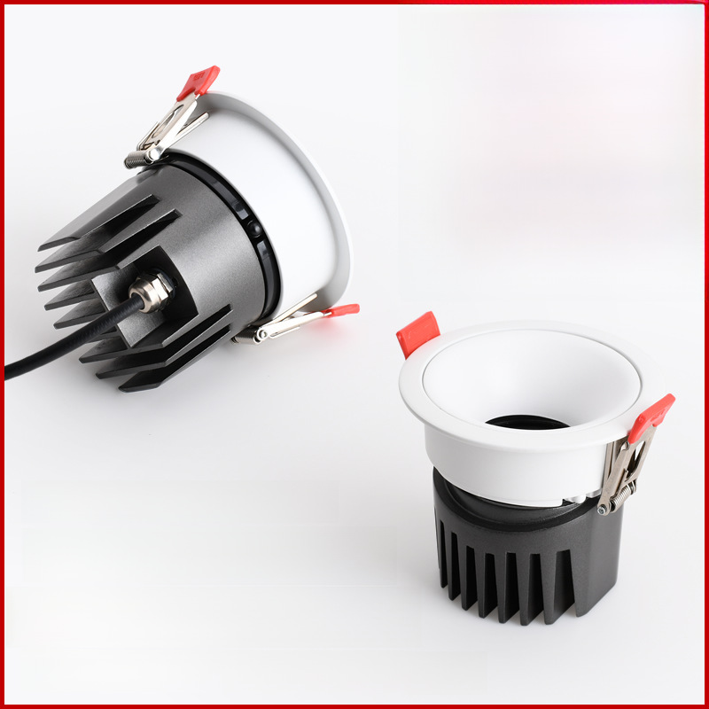 Waterproof downlight frameless embedded opening 75 cocoa custard…
