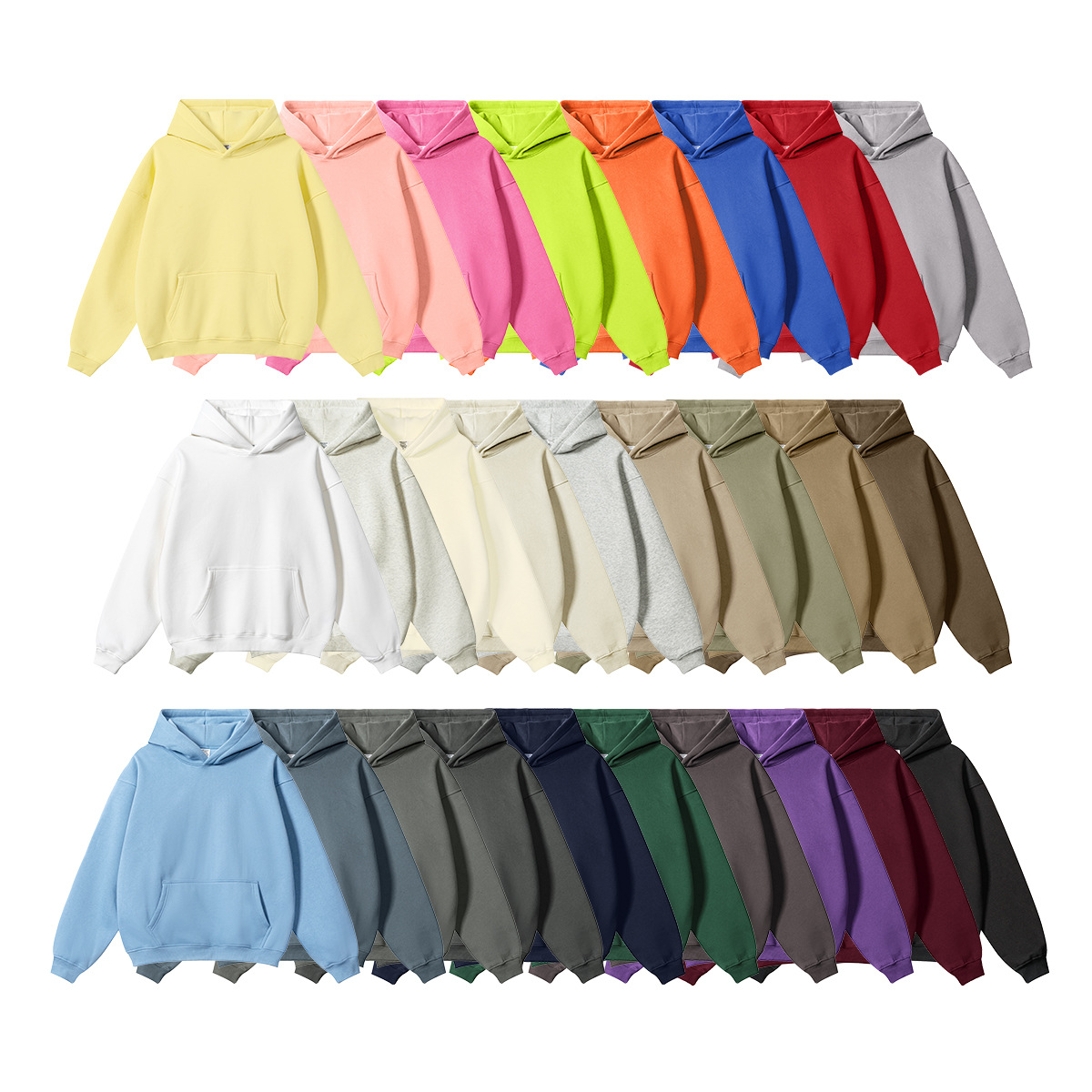 Personalización BM | Sudadera con capucha de forro polar de gran tamaño, estilo americano, holgada, informal y moderna, para adolescentes, otoño-invierno 2025