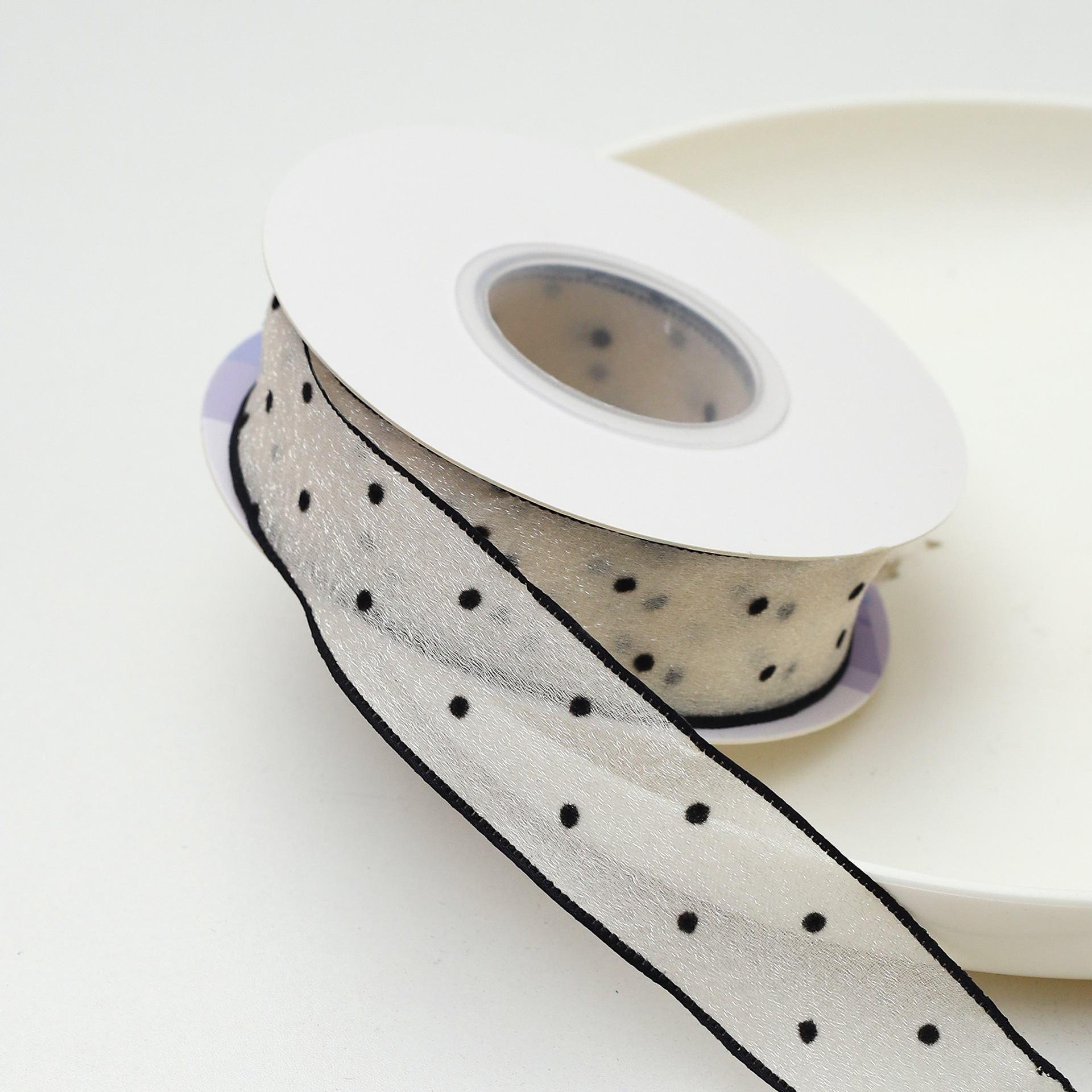 Siete colores, primavera, punto, malla, cinta, ramo, embalaje, hilo, flores, flores, cinta, material de bricolaje hecho a mano, embalaje