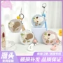 便携布艺蝴蝶结补妆镜