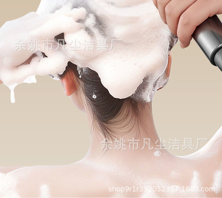 Bath brush, turbocharged shower head, super pressurized bathroom shower head, rain shower massage, bath showerhead set undefined
