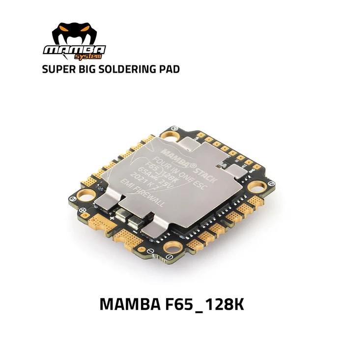 MAMBA F65‑128K AM32 4IN1 ESC 65A 6S Four-in-One ESC for FPV Racing Drone