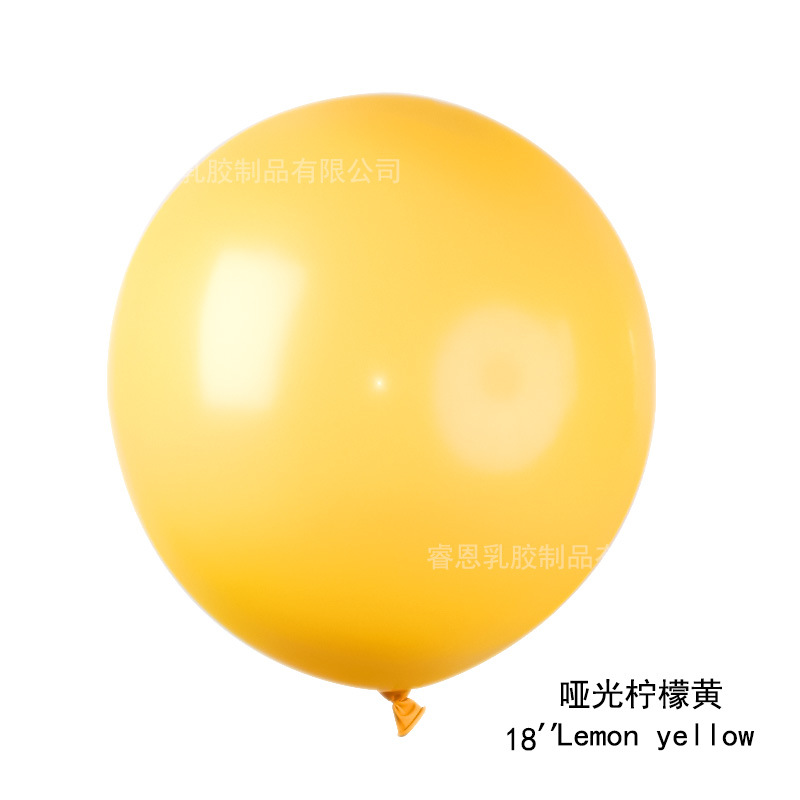 Globo mate de 5 pulgadas de 10 pulgadas de 12 pulgadas de 18 pulgadas decoración de la fiesta de cumpleaños diseño de la sala de bodas globo redondo de látex