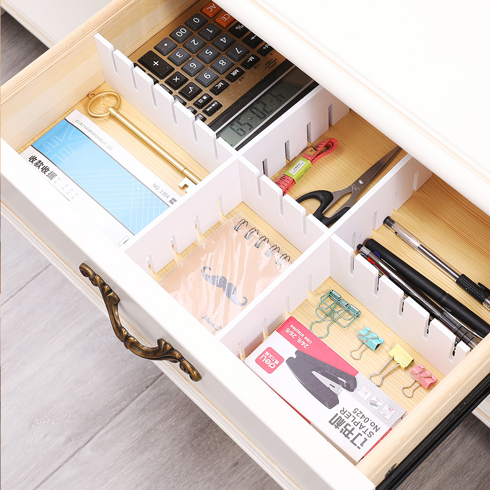♔ Drawer Storage Dividers, Freezer Partition Strips, Wardrobe Organization and Classification, Office Partitioning Dividers, Box Dividers
