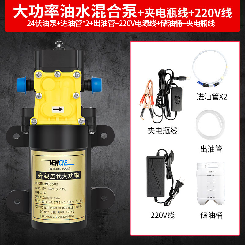 Tanque de gasolina diesel bomba de autoaspiración bomba de agua bomba de bombeo eléctrica bomba de bombeo 12v24v220v bomba de bombeo