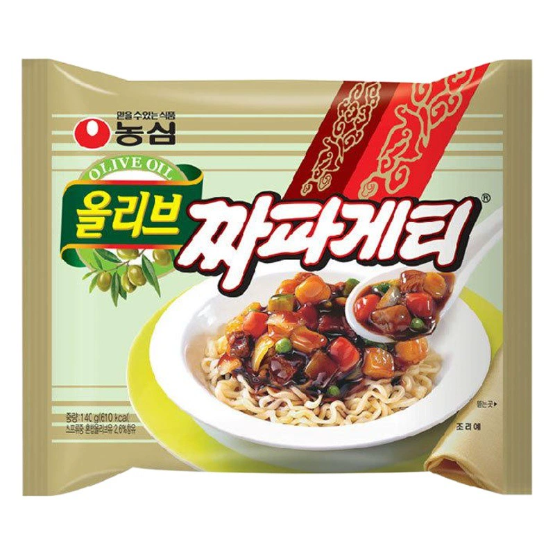 Южная Корея Импортная еда Лапша Нонг Синь Чжаджян 140 г Южная Корея Лапша быстрого приготовления рамэн Корейский смешанный соус Лапша Сухая лапша быстрого приготовления