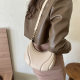 Soft Leather Bag Women's 2024 Autumn New Armpit Bag Trendy Niche Design Baseball Bag Candy Color Portable Shoulder Bag
